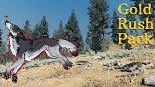 Three Young Hunters! 🦌 GOLD RUSH EP#9; WolfQuest AE