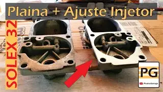 Lixamento/Plaina + Ajuste Volume Injetor - Solex 32 - VW Brasilia - [4K]