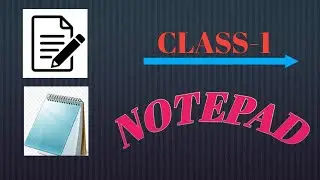 Notepad class-1 || Notepad kaise sikhe #computer #technology #trending