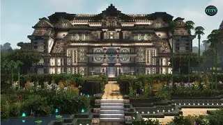 Rebuilding THE ELEGANT MANSION In Minecraft - #1 (Longplay)