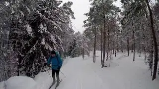 Alamäkiä Pirttimäki - Solvalla laturetkellä