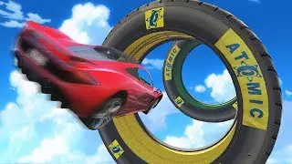 【DE JuN】GTA 5 - 超炫的飛車賽道!!  ( 歡樂時刻 )