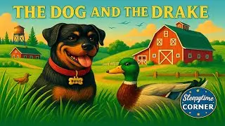 🐶 The Dog and the Drake | Brave Animal Friendship Bedtime Story for Kids | Sleepytime Corner