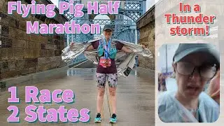 Flying Pig Half Marathon 2023 - Running in a Thunderstorm - States 8 & 9 of 50