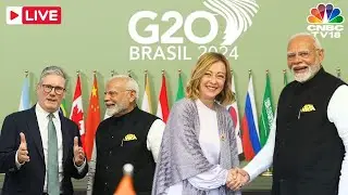 PM Modi LIVE: World Leaders Meet at G20 Summit in Brazil | Russia-Ukraine | G20 Summit LIVE | N18G