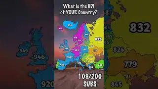 What is the Human Development Index (HDI) in YOUR Country? 🧑🏻 #shorts #geography #map