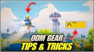 BGMI 3.8 ODM Gear Tips & Tricks 🔥 Master Attack on Titan Movement!