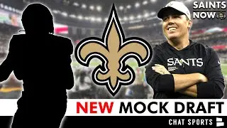 NEW Saints Mock Draft Ft. BIG TRADE In Round 1 + SLEEPER QB Draft Pick