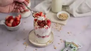 NEW RECIPE | TIMBR Granola Crunchbox Classic | Strawberry Peanut Butter and Jelly Yogurt Parfait