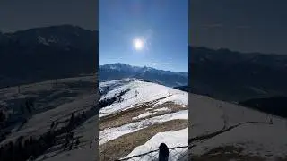 Beautiful view of Zell Am See alps #alps #austria #ski #mountain #view #fun #life #travel #shorts