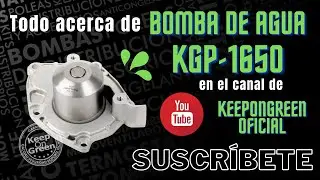 Todo acerca de BOMBA DE AGUA KGP-1650 #M&aacute;sVendida 2020 #KeepOnGreen