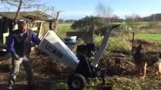 Häcksler im Einsatz