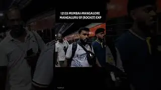 12133 MUMBAI-MANGALORE  EXP arrives Thane  #train #indianrailways #mumbai #mangalore #mangalurians
