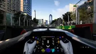 F1 2017 - Fully upgraded Merc hotlap: Baku (1:35.692)