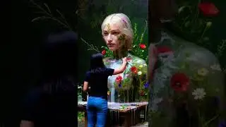 Beautiful 3D painting by epoxy flooring | Rate 1 to 10 #shorts #satisfying