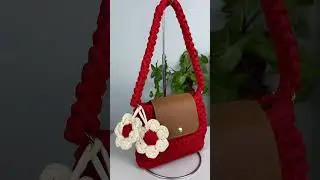 Tutorial dispon&iacute;vel / Bolsa em fio de malha #bolsasdecroche #croche
