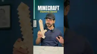DIY MINECRAFT Diamond Sword with these CUBES &hellip;&hellip;&hellip; #diy