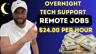 OVERNIGHT TECH-SUPPORT WFH JOB OPPORTUNITIES‼️