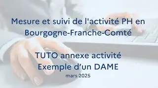 Activit&eacute; PH en BFC Tuto DAME