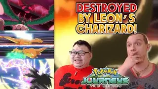 ALAIN GETS WIPED OUT!! LEON'S CHARIZARD IS INSANE!! Pok&eacute;mon Journeys Episode 115 REACTION!