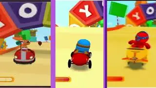 Jugando Pocoyo Racing multijugador con @AbbiSinnott@Fredy Rridrigues @JuanArellanes-jt8sn.