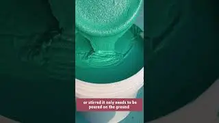 С этой популярной эпоксидной краской для пола не нужно ничего смешивать или работать! #fyp #floor...
