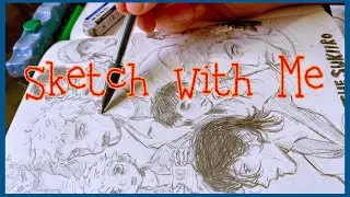 Sketch With Me ep.1 🌈🦑 أرسم مع سوكيرو