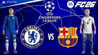FC 26 - Chelsea vs. Barcelona Ft. Pedro, Rashford, | UEFA Champions League 25/26 | PS5 [4K60]