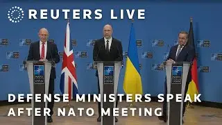 LIVE: Defense ministers speak after NATO meeting