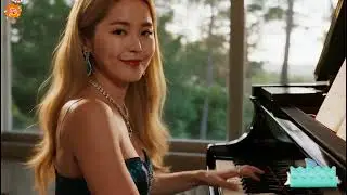 a beautiful girl plays the piano, this scene accompanies you while you&hellip;&hellip;