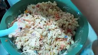 Chicken Macaroni Salad Recipe Filipino Style #cooking 
