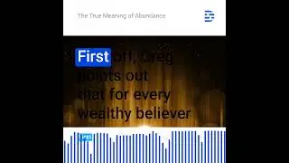 The True Meaning of Abundance