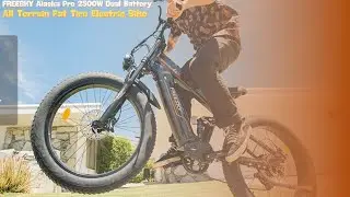 FREESKY Alaska Pro 2500W Dual Battery Full Suspension All Terrain Fat Tire Electric Bike