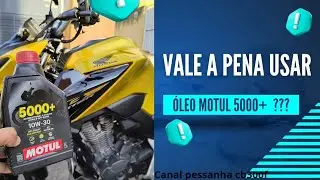 🤔Valeu a pena óleo motul 5000+ na nova cb 300f twister?