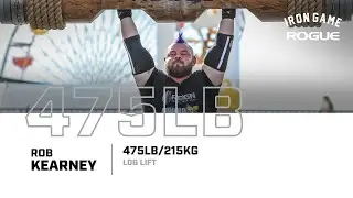 Full Live Stream | Rob Kearney 475LB Log Lift Attempt