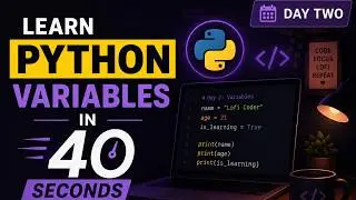 Learn Python Variables in 40 Seconds!