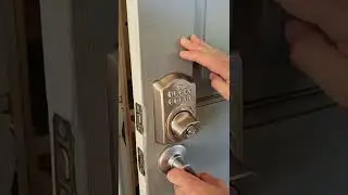 How to lock-unlock Schlage Camelot Electronic Keypad Deadbolt Door Lock