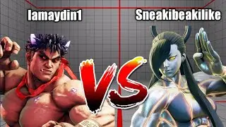 SFV playing after 2 weeks of learning against a good seth player.