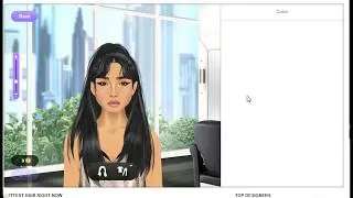 Stardoll cheap black short wig for 13 sd