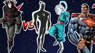 Omni Archon VS Cosmic Armor Superman And Grand Priest And Alien X