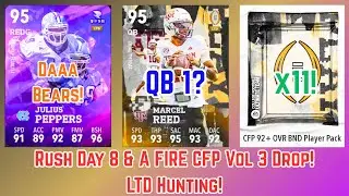 BANGER CFP DROP! Rush Day 8! I Saved ALL My CFP Field Pass Packs To Try & Pull An LTD In CFB 26!