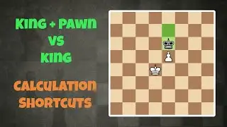 King & Pawn vs King Calculation - Chess Endgame Tips