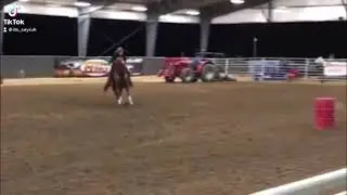 barrel racing fail