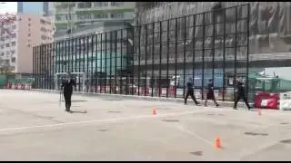 Pace stick competition.... Slow march