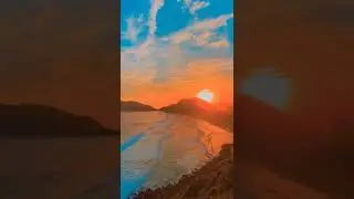extraordinary sun rays and water waves #shorts #cute #short