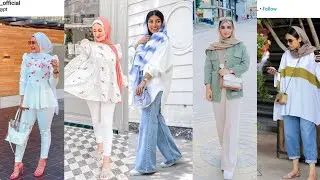 kuwait street dress for working &school going & busy girl dressing sense with hijab ❤️🥰🤍