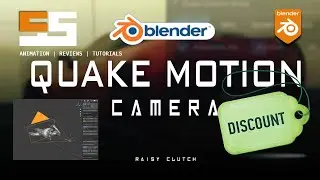 Quake Motion Camera Shake Addon for Blender - channel $$discount