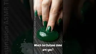 Birthstone Slime Squishing ASMR