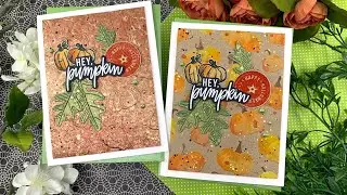 SSS Pumpkin Patch Embossing Folder 2 Ways | AmyR Halloween 2022 Series #22