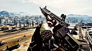 Call of Duty : Warzone PC WARDEN 308 Quads Team Wipeout (4K Gameplay No Commentary)